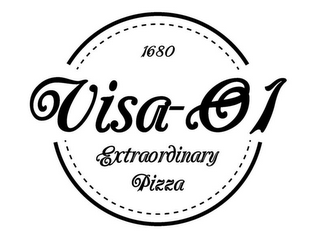 1680 VISA-O1 EXTRAORDINARY PIZZA logo