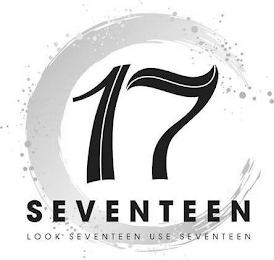 17 SEVENTEEN LOOK SEVENTEEN USE SEVENTEEN logo