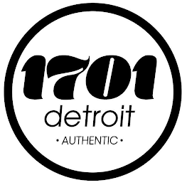 1701 DETROIT ·AUTHENTIC· logo