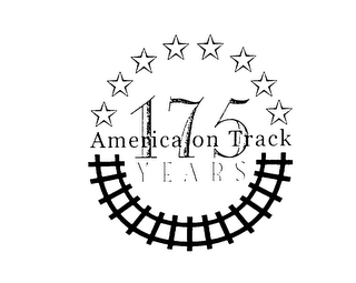 175 YEARS AMERICA ON TRACK AND DESIGN logo