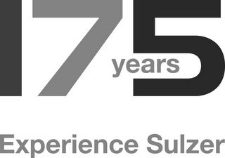 175 YEARS EXPERIENCE SULZER logo
