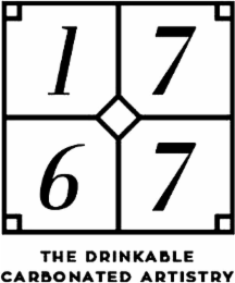 1767 THE DRINKABLE CARBONATED ARTISTRY logo