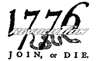 1776 REVOLUT'SION JOIN, OR DIE. logo