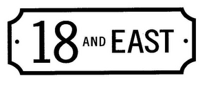 18 AND EAST logo