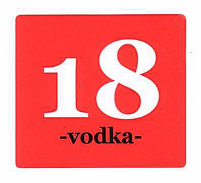 18 VODKA logo