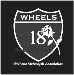 18 WHEELS AMERICAN TRUCKER 18WHEELS MOTORCYCLE ASSOCIATION logo