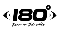 180° BORN IN THE WATER logo