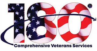 180° COMPREHENSIVE VETERANS SERVICES logo