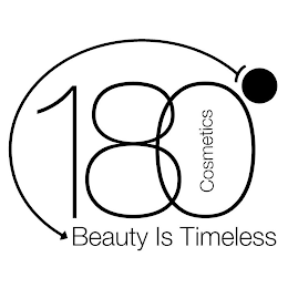 180 COSMETICS BEAUTY IS TIMELESS logo