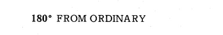 180° FROM ORDINARY logo