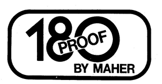 180 PROOF BY MAHER logo