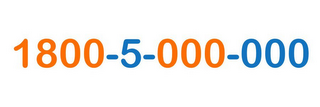 1800-5-000-000 logo