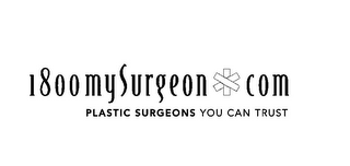 1800MYSURGEON.COM PLASTIC SURGEONS YOU CAN TRUST logo