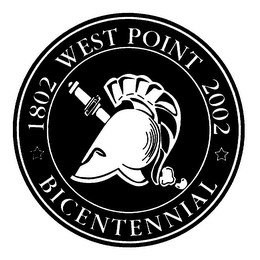 1802 WEST POINT 2002 BICENTENNIAL logo