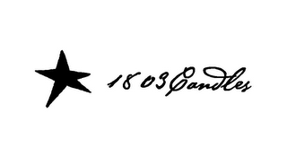 1803 CANDLES logo