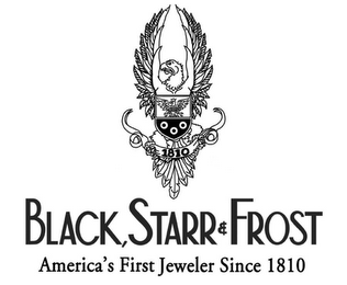 1810 BLACK, STARR & FROST AMERICA'S FIRST JEWELER SINCE 1810 logo
