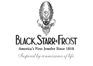 1810 BLACK, STARR & FROST AMERICA'S FIRST JEWELER SINCE 1810 INSPIRED BY CONNOISSEURS OF LIFE. logo