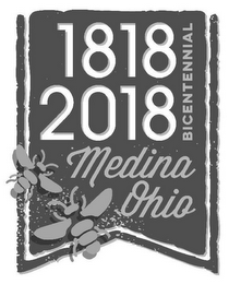 1818 2018 BICENTENNIAL MEDINA OHIO logo