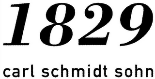 1829 CARL SCHMIDT SOHN logo