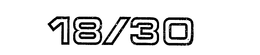 18/30 logo