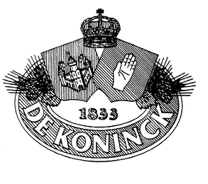 1833 DE KONINCK logo