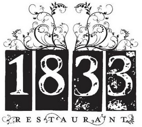 1833 RESTAURANT logo