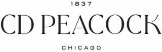 1837 CD PEACOCK CHICAGO logo