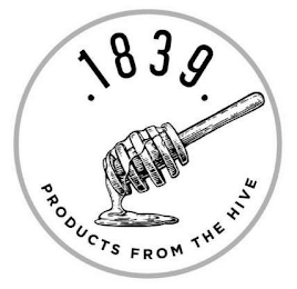 1839 PRODUCTS FROM THE HIVE logo