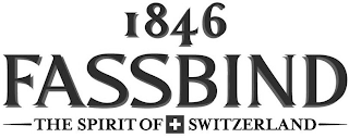 1846 FASSBIND THE SPIRIT OF SWITZERLAND logo