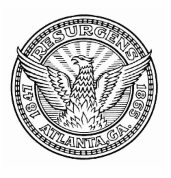 1847 RESURGENS 1865 ATLANTA, GA. logo