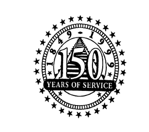 1849-1999 150 YEARS OF SERVICE logo
