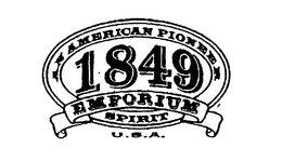 1849 EMPORIUM AN AMERICAN PIONEER SPIRIT U.S.A. logo