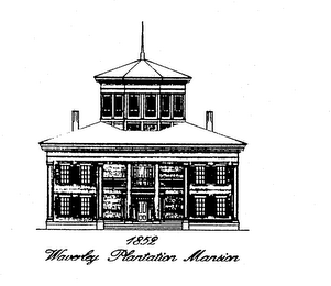 1852 WAVERLY PLANTATION MANSION logo