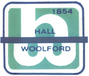 1854 H HALL - WOOLFORD W logo