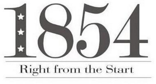 1854 RIGHT FROM THE START logo