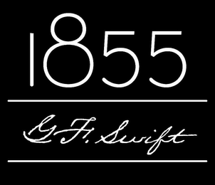 1855 G F. SWIFT logo