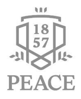 1857 PEACE logo