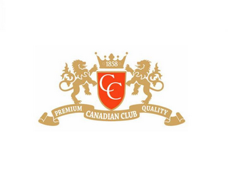 1858, CC, PREMIUM CANADIAN CLUB QUALITY logo