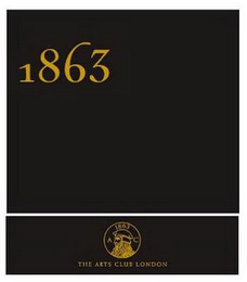 1863 A C 1863 THE ARTS CLUB LONDON logo