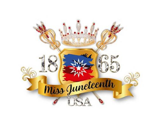 1865 MISS JUNETEENTH USA logo