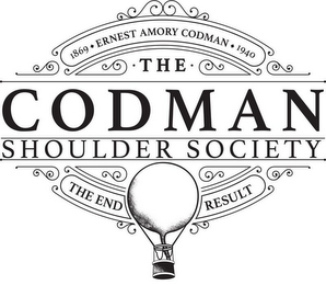 1869 ERNEST AMORY CODMAN 1940 · THE · CODMAN SHOULDER SOCIETY THE END RESULT logo