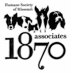 1870 ASSOCIATES HUMANE SOCIETY OF MISSOURI logo