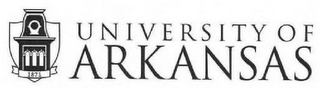 1871 UNIVERSITY OF ARKANSAS logo