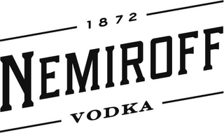 1872 NEMIROFF VODKA logo