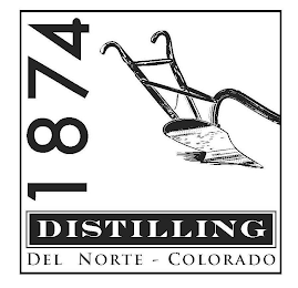 1874 DISTILLING DEL NORTE - COLORADO logo
