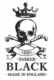 1880 BARKER BLACK MADE IN ENGLAND logo