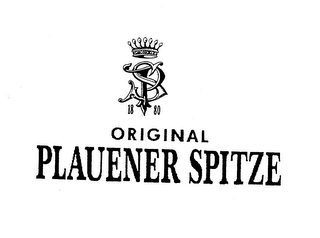 1880 ORIGINAL PLAUENER SPITZE logo