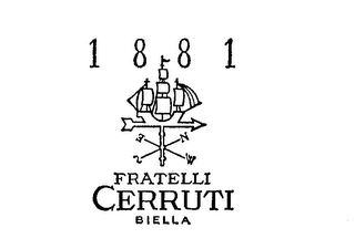 1881-FRATELLI CERRUTI-BIELLA logo