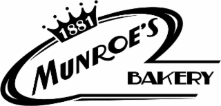 1881 MUNROE'S BAKERY logo