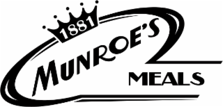 1881 MUNROE'S MEALS logo